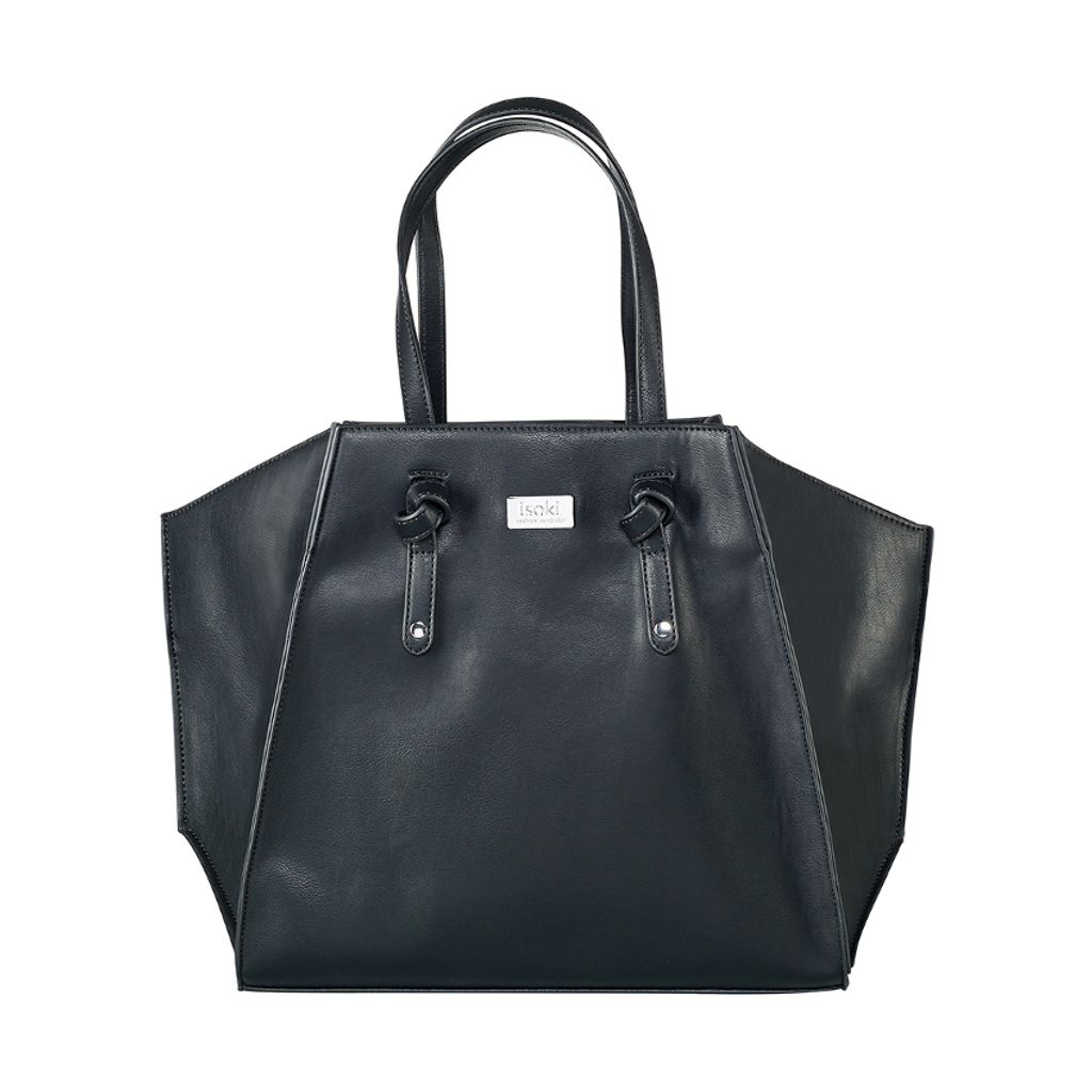 Isoki Easy Access große Wickeltasche Toorak Schwarz | Babytasche