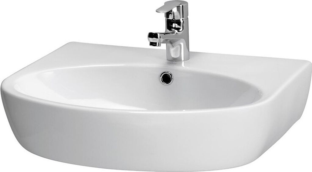 Cersanit Waschtisch PARVA 60 x 46 cm weiß glänzend Produktbild 