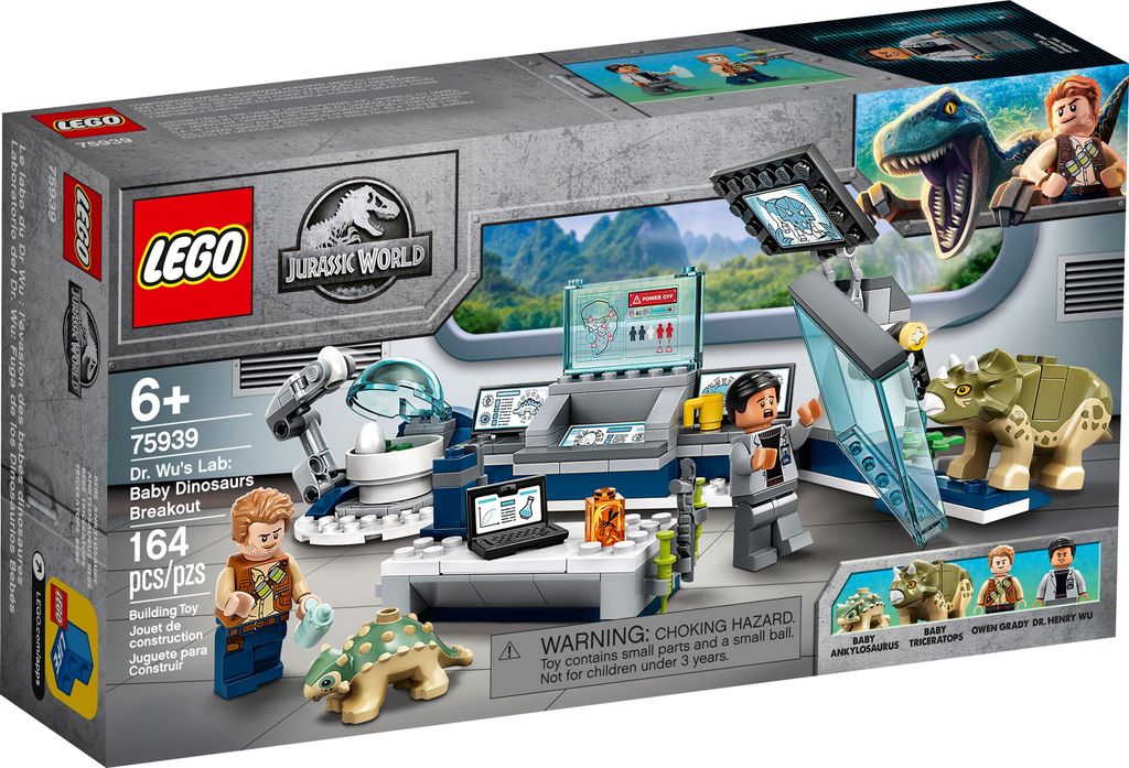 LEGO 75939 Jurassic World Dr. Wus Labor: Ausbruch der Produktbild 
