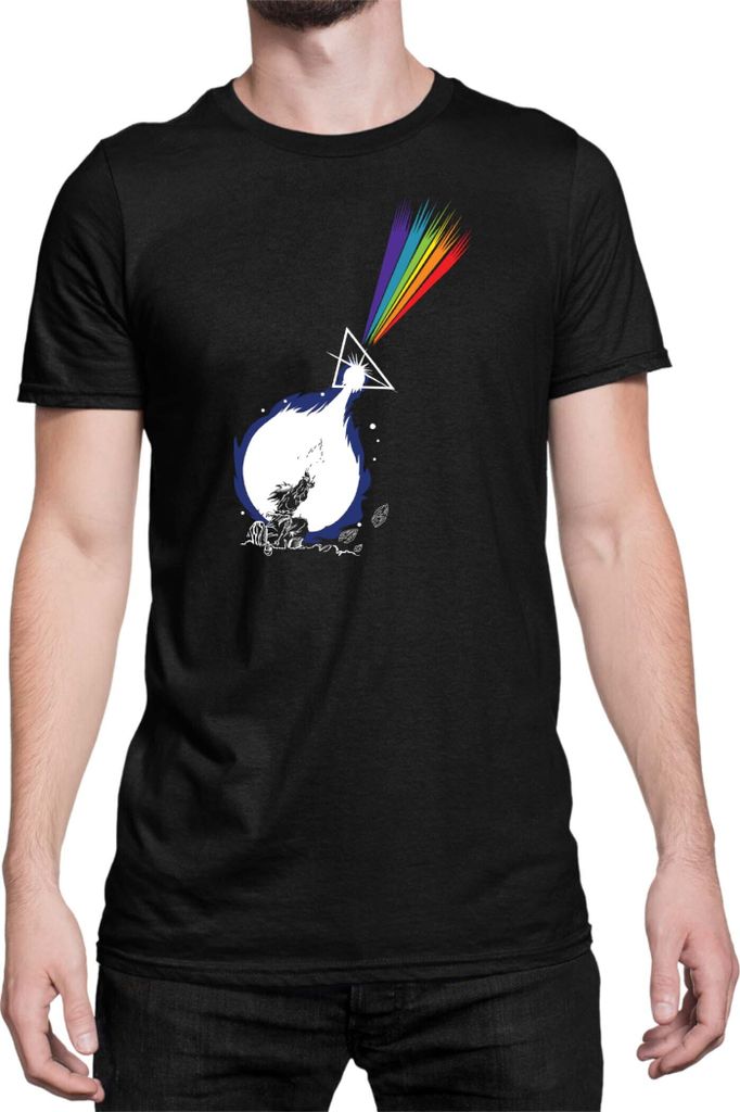 Herren T-Shirt Dragon Anime Manga Ball Z Goku Rainbow, Man 3XL / Schwarz
