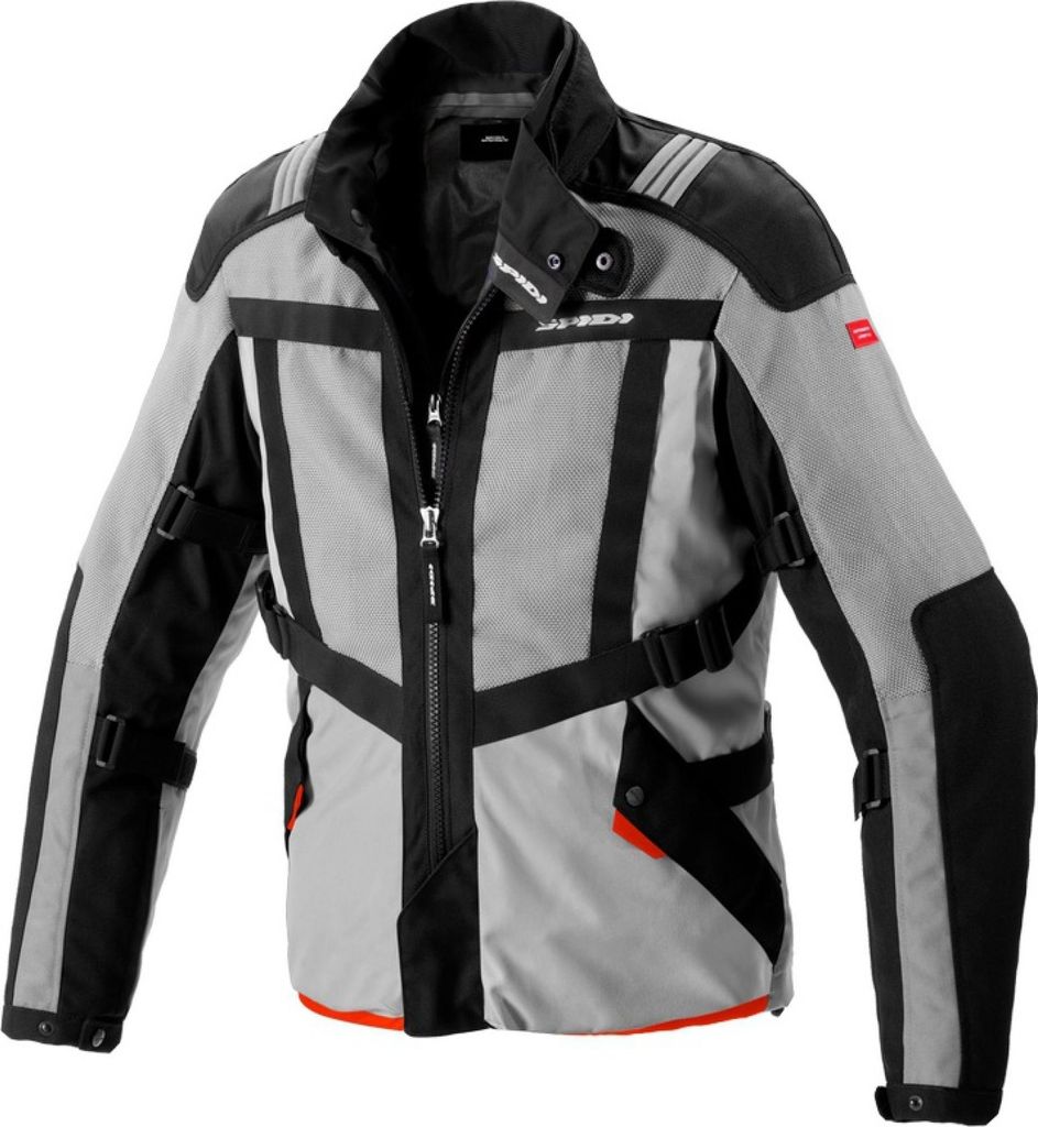 Spidi Netrunner H2Out Motorrad Textiljacke Farbe: Schwarz/Grau, Grösse: M
