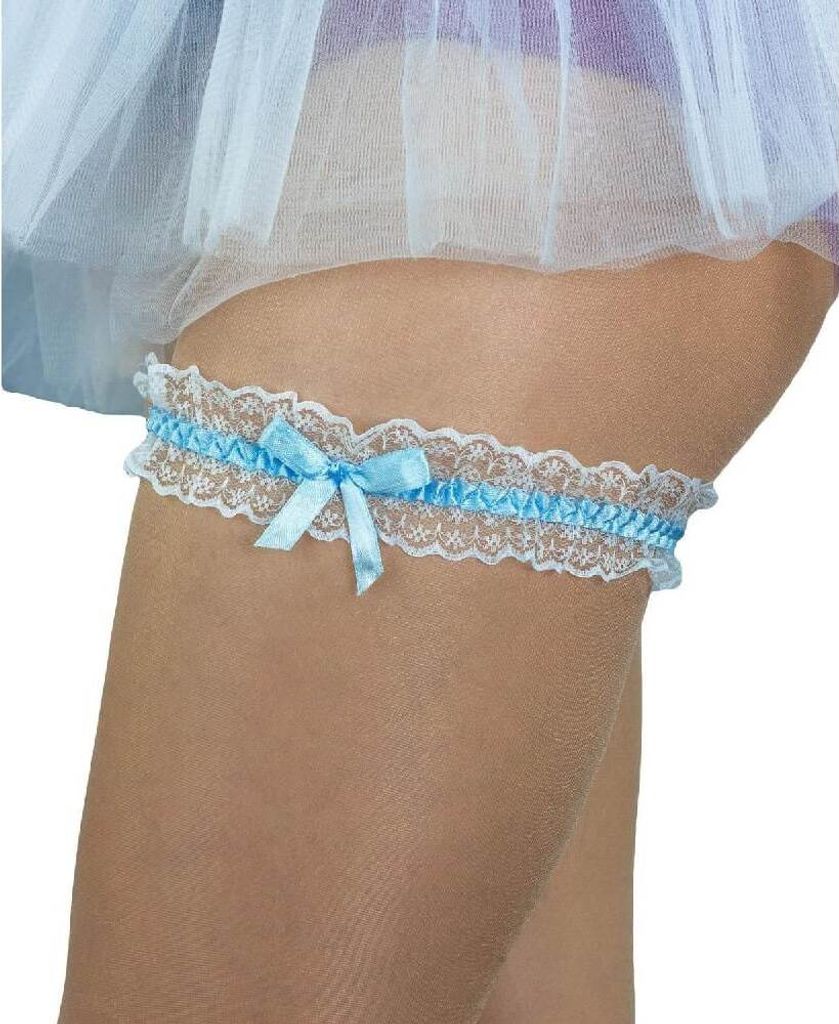 Oblique Unique Strumpfband mit Schleife Hochzeit JGA Produktbild 1