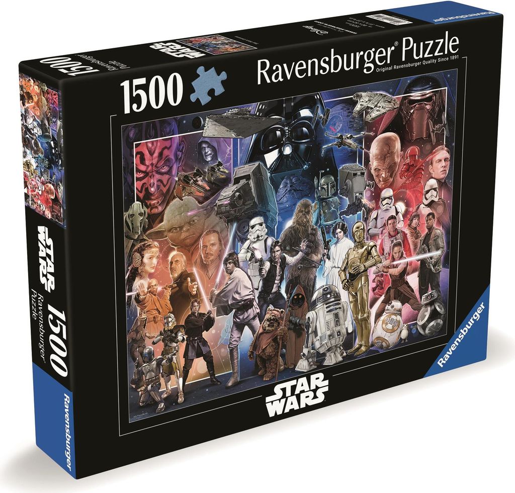 RAVENSBURGER Puzzle Vesmír Star Wars 1500 dílků Produktbild 