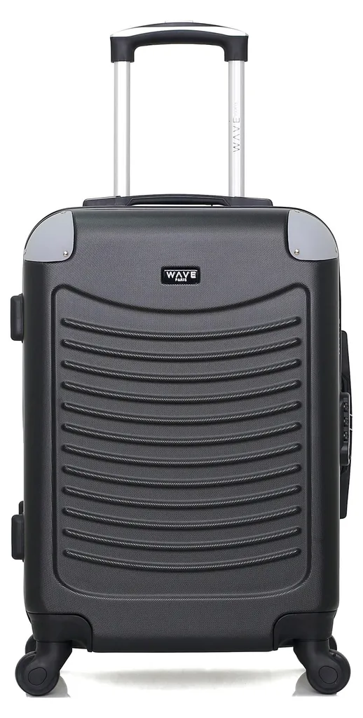 WAVE PARIS Valise Cabine CONGO - Bagage Rigide ABS 55cm avec 4 Roues