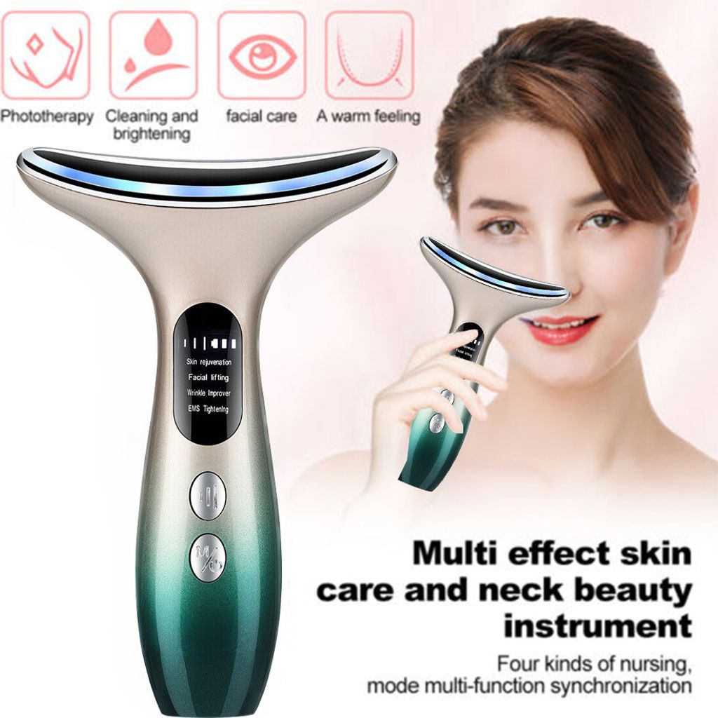 Nacken Gesicht Massagegerät 4Modi EMS Vibration Produktbild 3