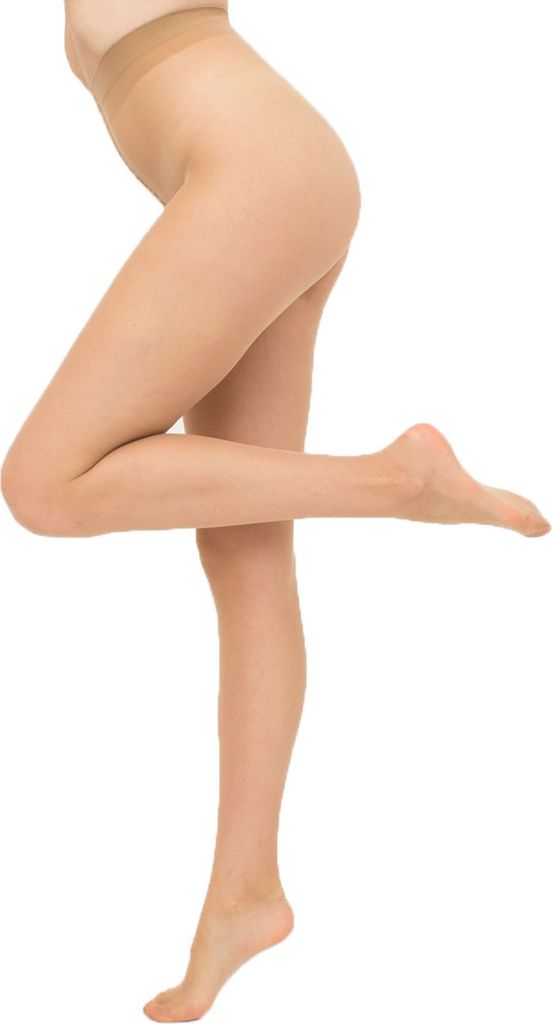 Feinstrumpfhose zum schutz vor bis zu 95% UV-Strahlen SUNLIGHT 12 DEN caramel-2 (S)(38-40)