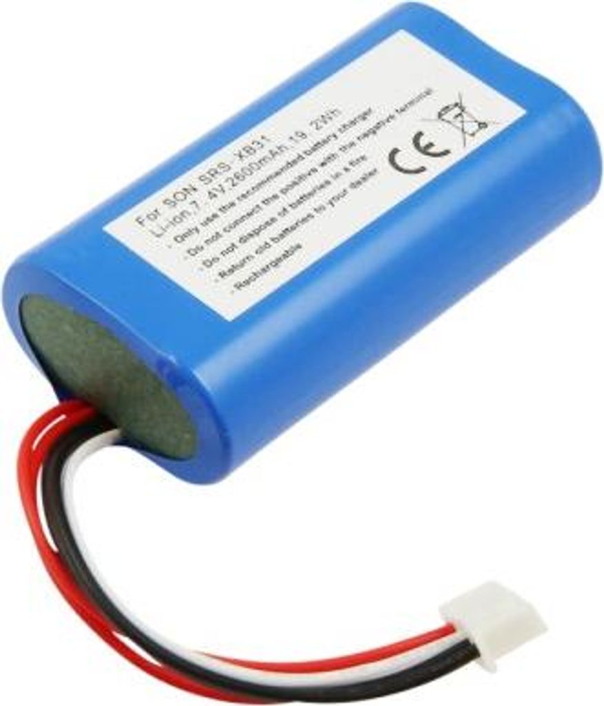 Akku für SONY SRS-XB31 ersetzt ST-06 Li-ion, 7,4V, 2600mAh