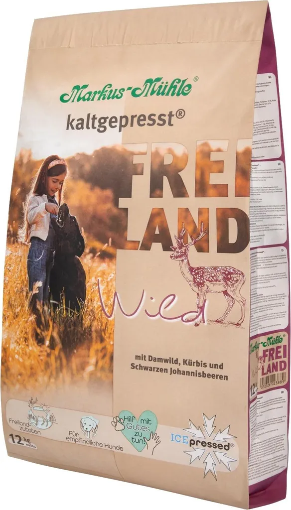 Croquettes Digestibles Gibier Markus Mühle Freiland Wild pour Chien Sensible