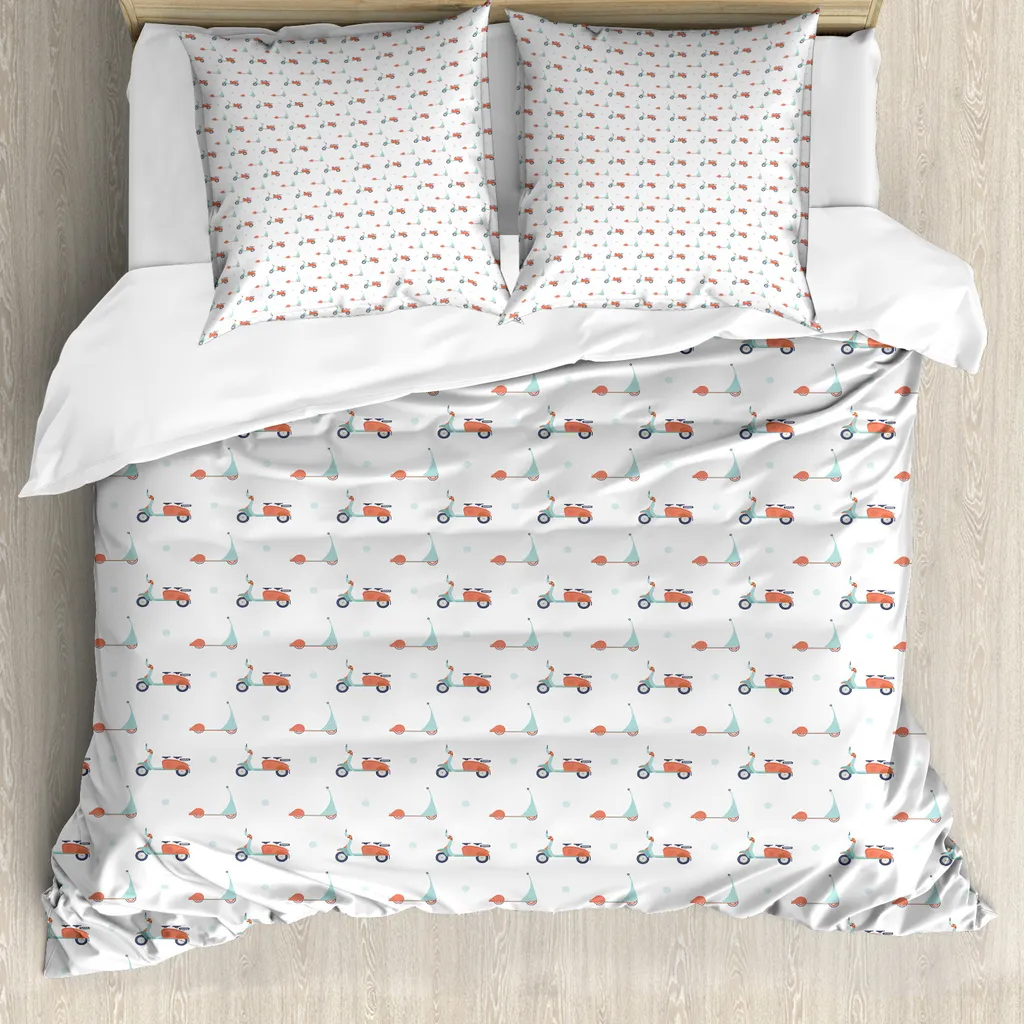 Housse de couette adaptée aux personnes allergiques 155x220cm