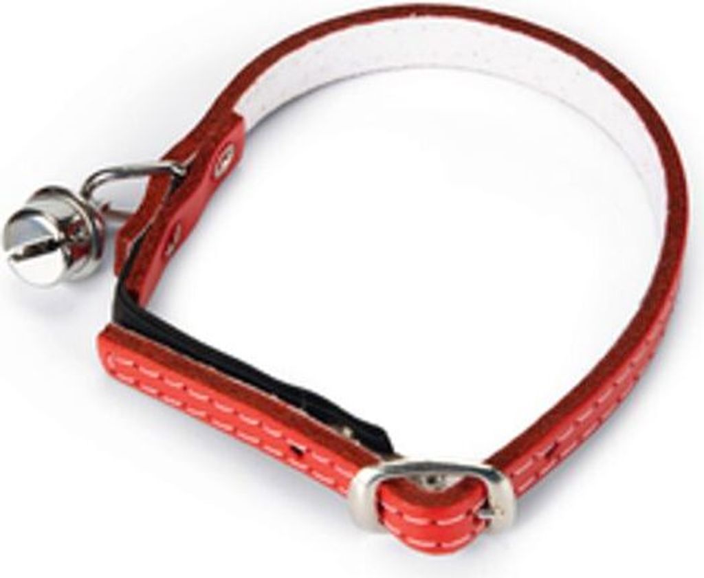 Beeztees - Katzenhalsband - inkl. Glocke - rot - 23,5-28 cm