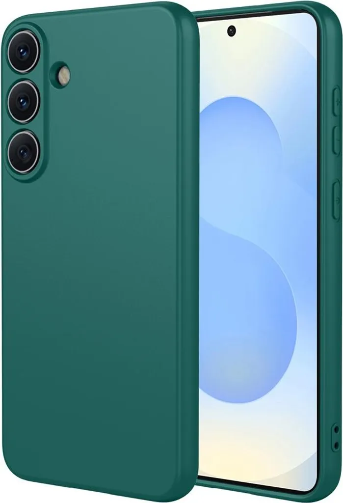 Cover Phonesta Samsung S26 Plus Silicone Verde Scuro | Seta Pura