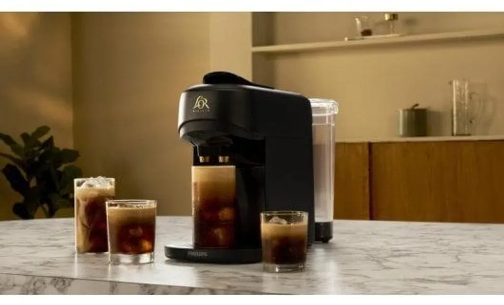 Cafetière à capsules L'OR Barista Sublime - Machine à café compacte Gris