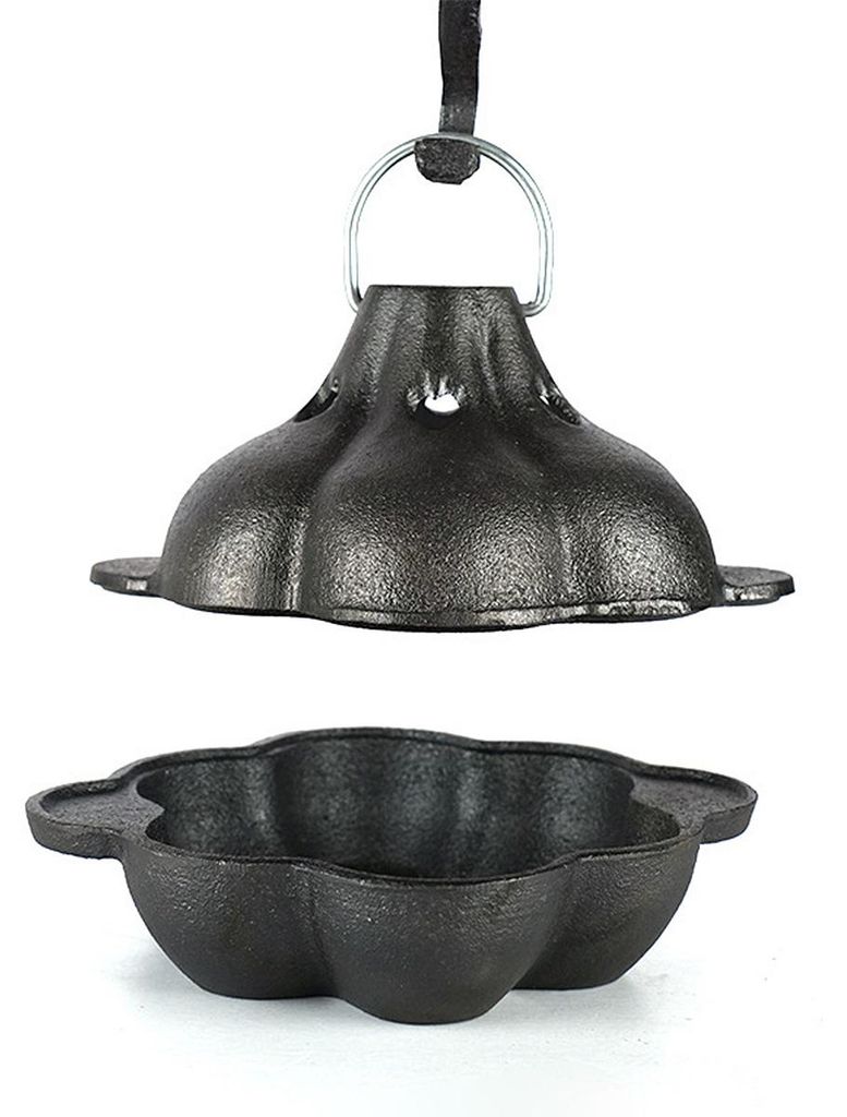 Gusseisen Räucherbräter und Knoblauchröster für Grill und Ofen für aromatisches BBQ
