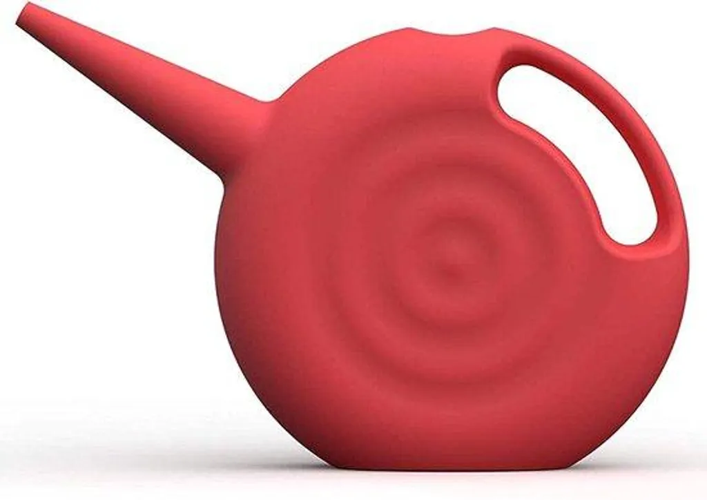 Seau en plastique rouge 2 litres - Petit format empilable avec anse