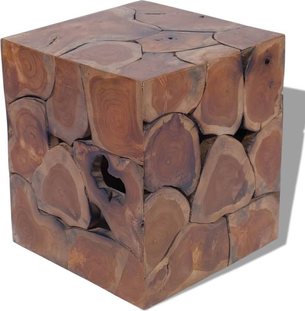 vidaXL Hocker Massivholz Teak - Hocker - Stuhl - Stühle - Beistelltisch