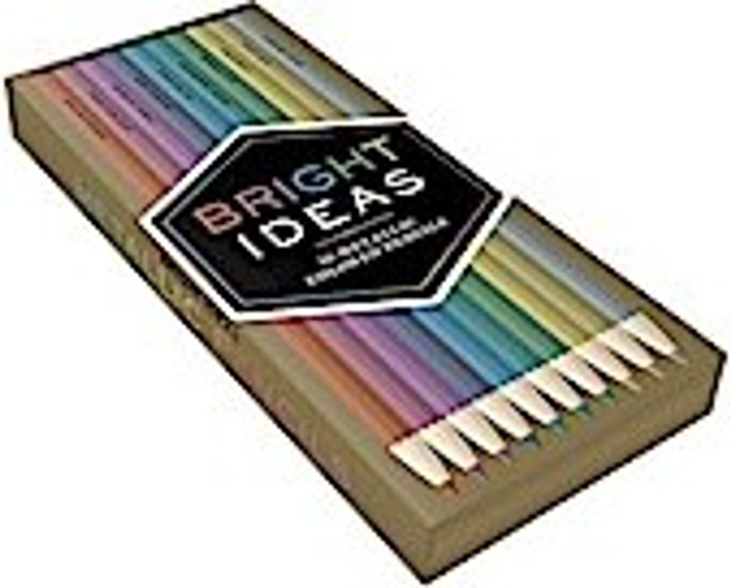 Bright Ideas 10 Metallic Colored Pencils – Lingua: Inglese