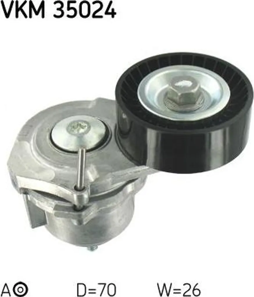 Galet tendeur de courroie crantée SKF VKM 35024 pour Astra J et Mokka