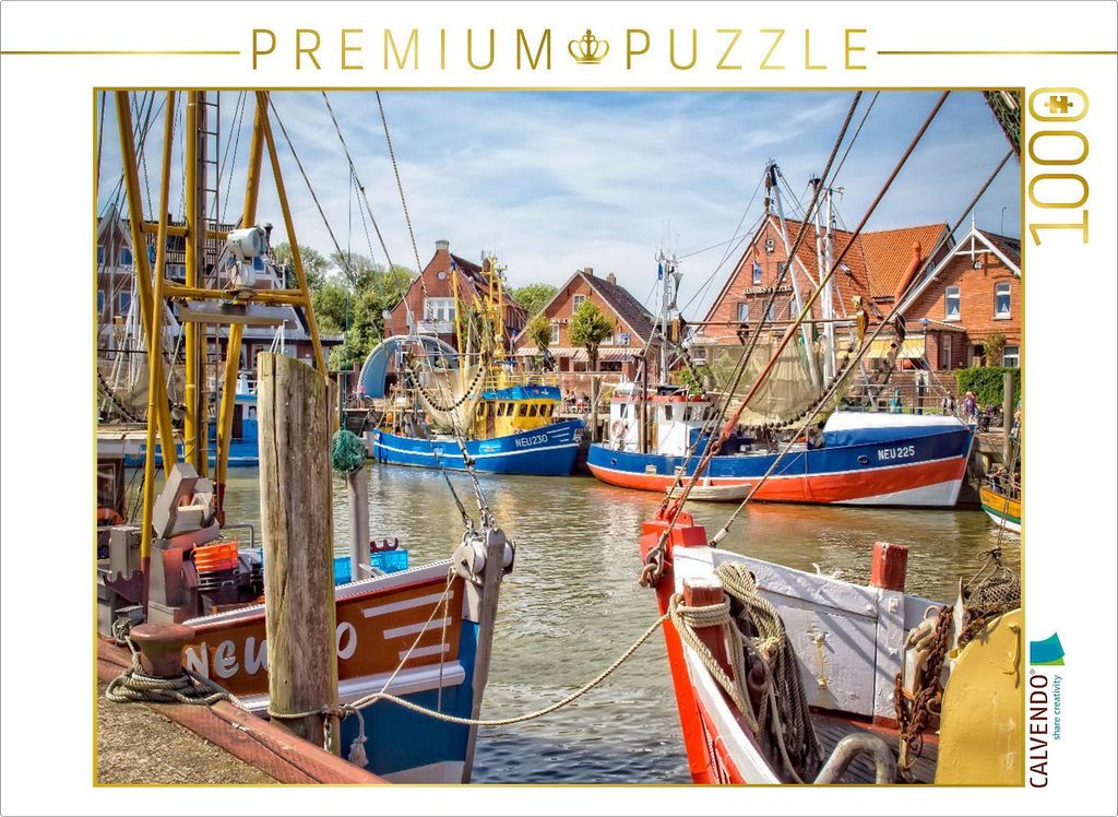 CALVENDO Puzzle Ostfriesland, Carolinensiel | 1000 Teile Lege-Größe 64x48cm Foto-Puzzle für glückliche Stunden