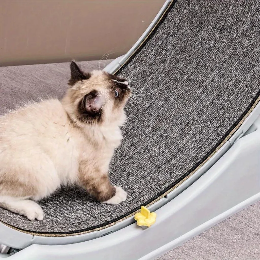 Ruota per Gatti Grigia Minimal 76cm | Accessorio Fitness Design Silenzioso - 5