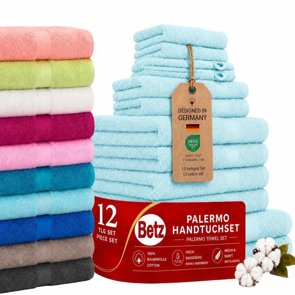 Betz Palermo Handtuch-Set 12-teilig – ®  – saugfähig & Produktbild 