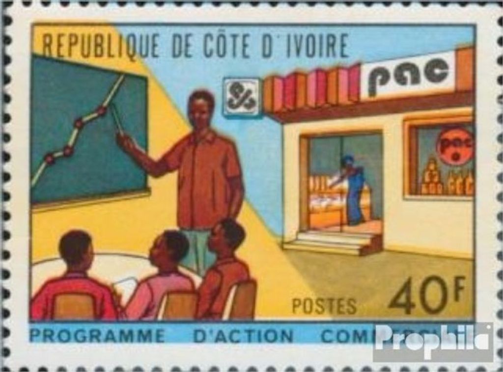 Briefmarken Elfenbeinküste 1973 Mi 428 (kompl.Ausg.) postfrisch Förderung des Handels