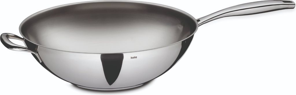 KELA Wok in acciaio inox Flavoria 32 cm KL-10193 Immagine del prodotto 