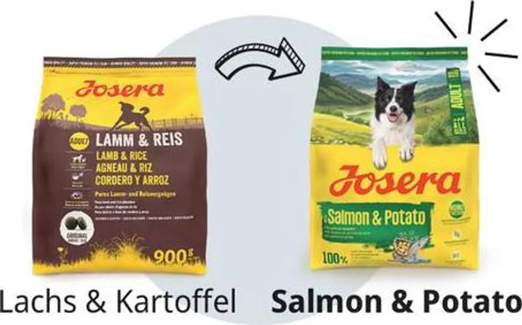 Alimentation pour Chien Sensible Josera Salmon & Potato sans Céréales 3kg