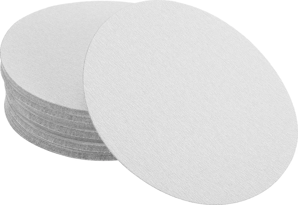 Disques de Ponçage 225mm Grain 150 en Oxyde d'Aluminium Blanc - 50 Pièces