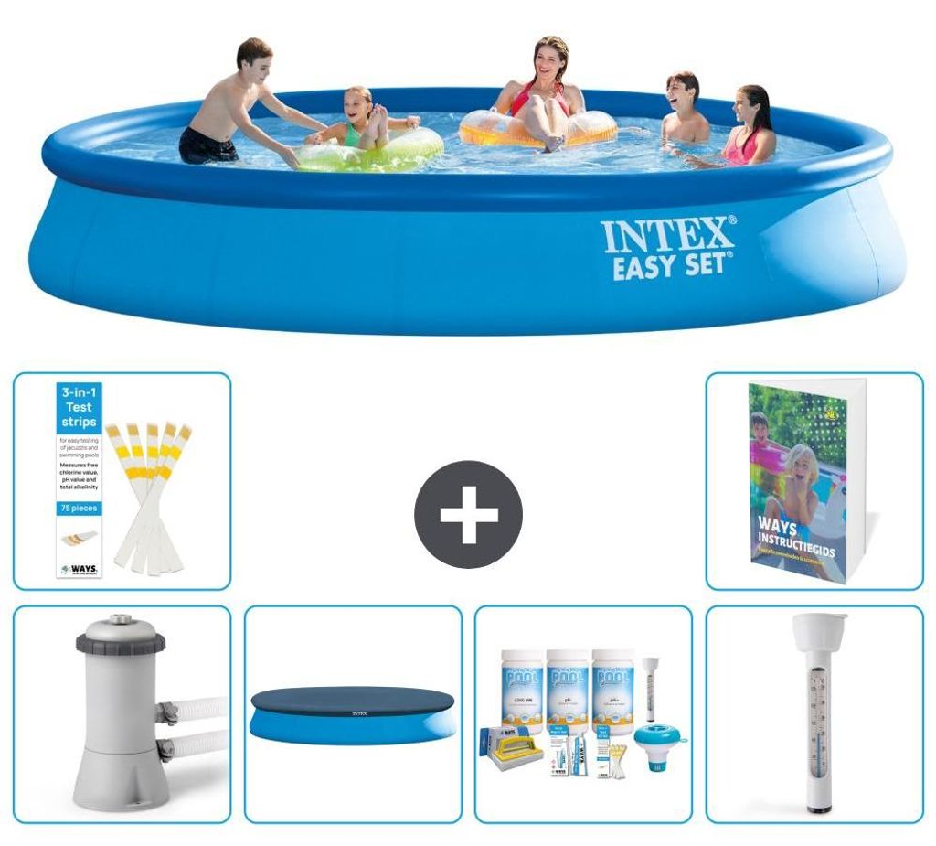 Easy Set Pool Rund - 457x84 cm - 7-teilig S226