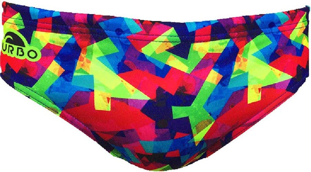 Turbo New Splash Badeslip Mehrfarbig S Mann Mehrfarbig S
