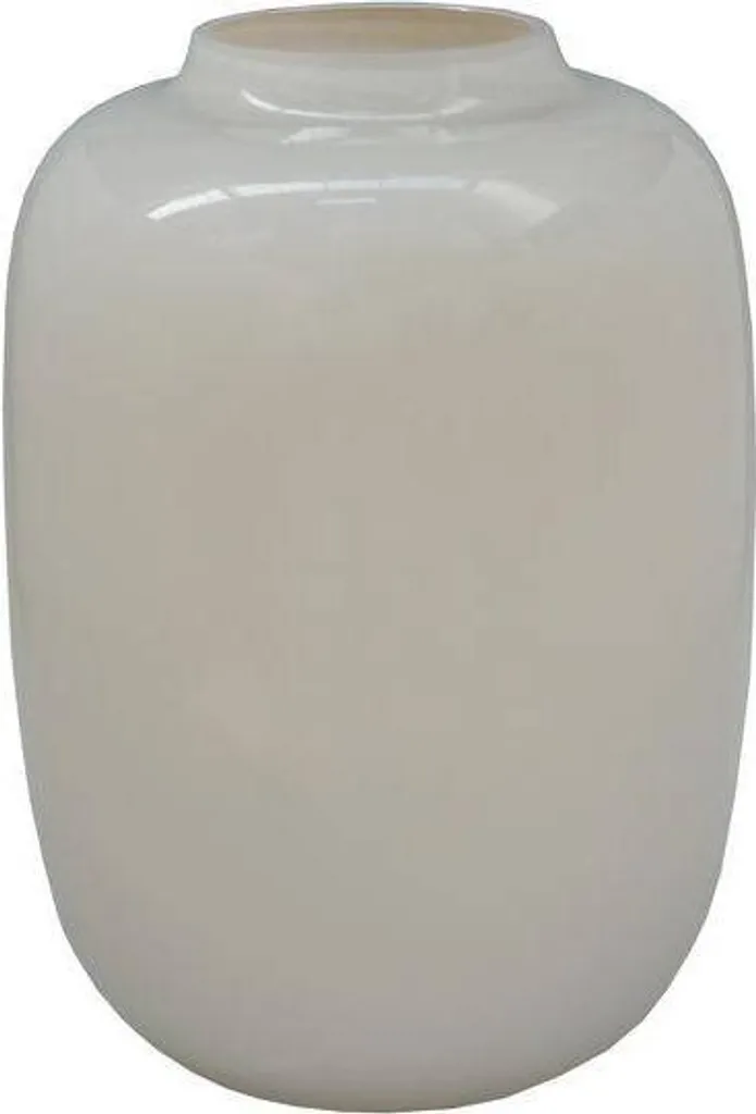 Vase en verre Artic Ivory H35cm x L25cm - Objet de décoration élégant