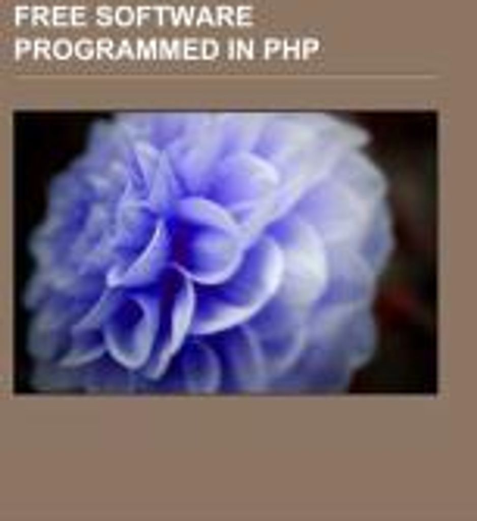 Free software programmed in PHP