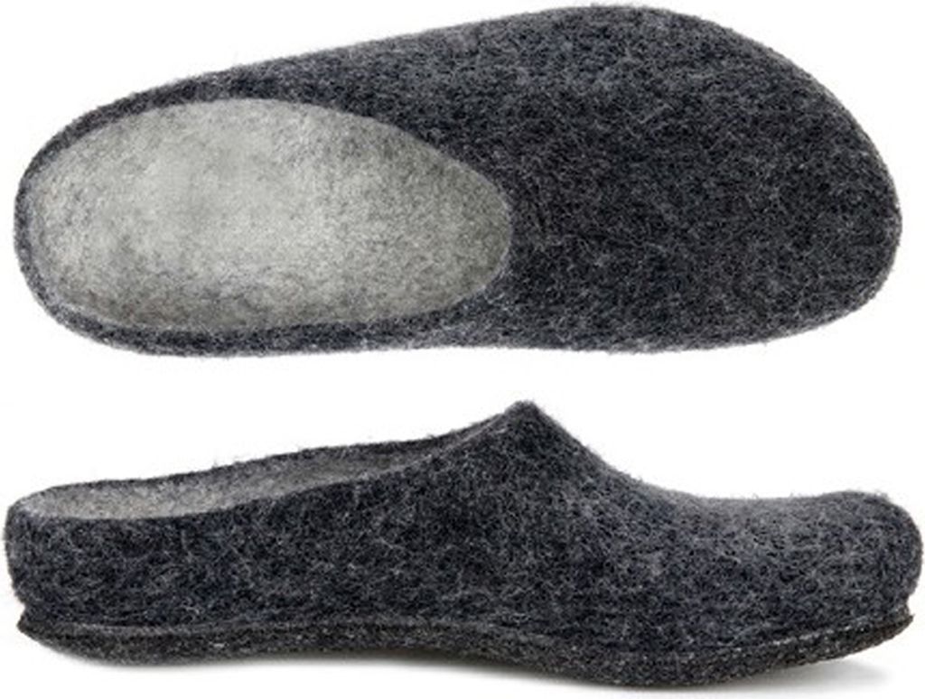 Magicfelt Filz Pantoffeln Aus 100% reiner Wolle, Rutsch- und wasserfeste Sohle, Anatomisch geformt