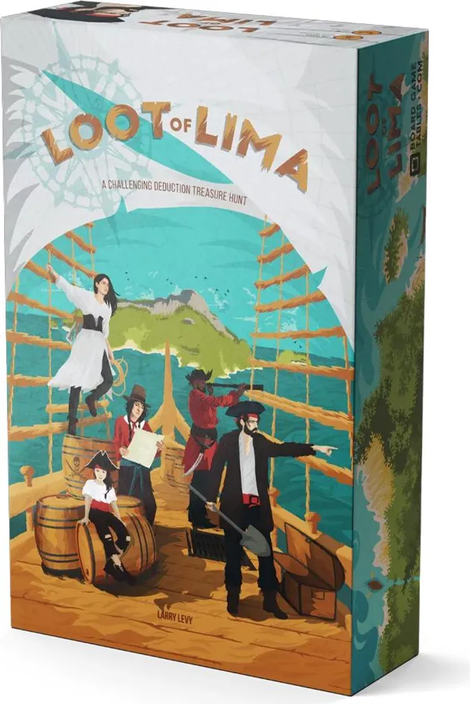 Jeu de Société de Déduction Loot of Lima - Jeu de Logique Anglais