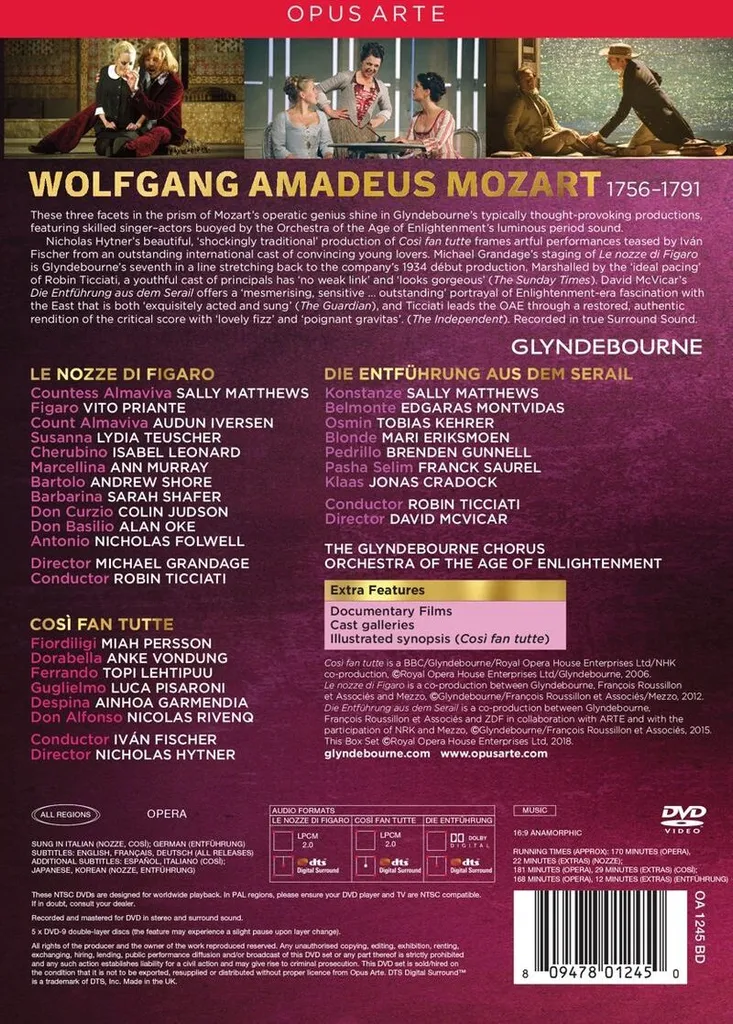 Coffret Mozart Opéra : 3 Classiques Réunis pour une Écoute de Qualité - 2