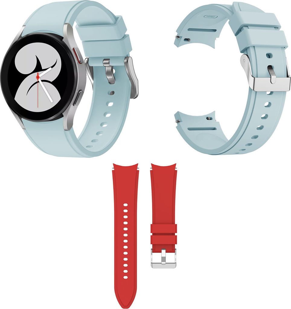 Für Samsung Galaxy Watch FE 6 5 4 Normal Pro Classic alle Größen Armband TPU Silikon