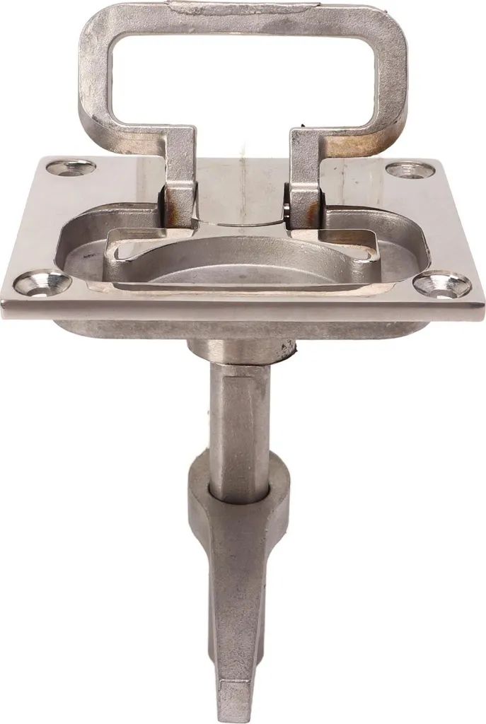 Poignée de levage encastrable en inox pour trappe de bateau 67x79mm