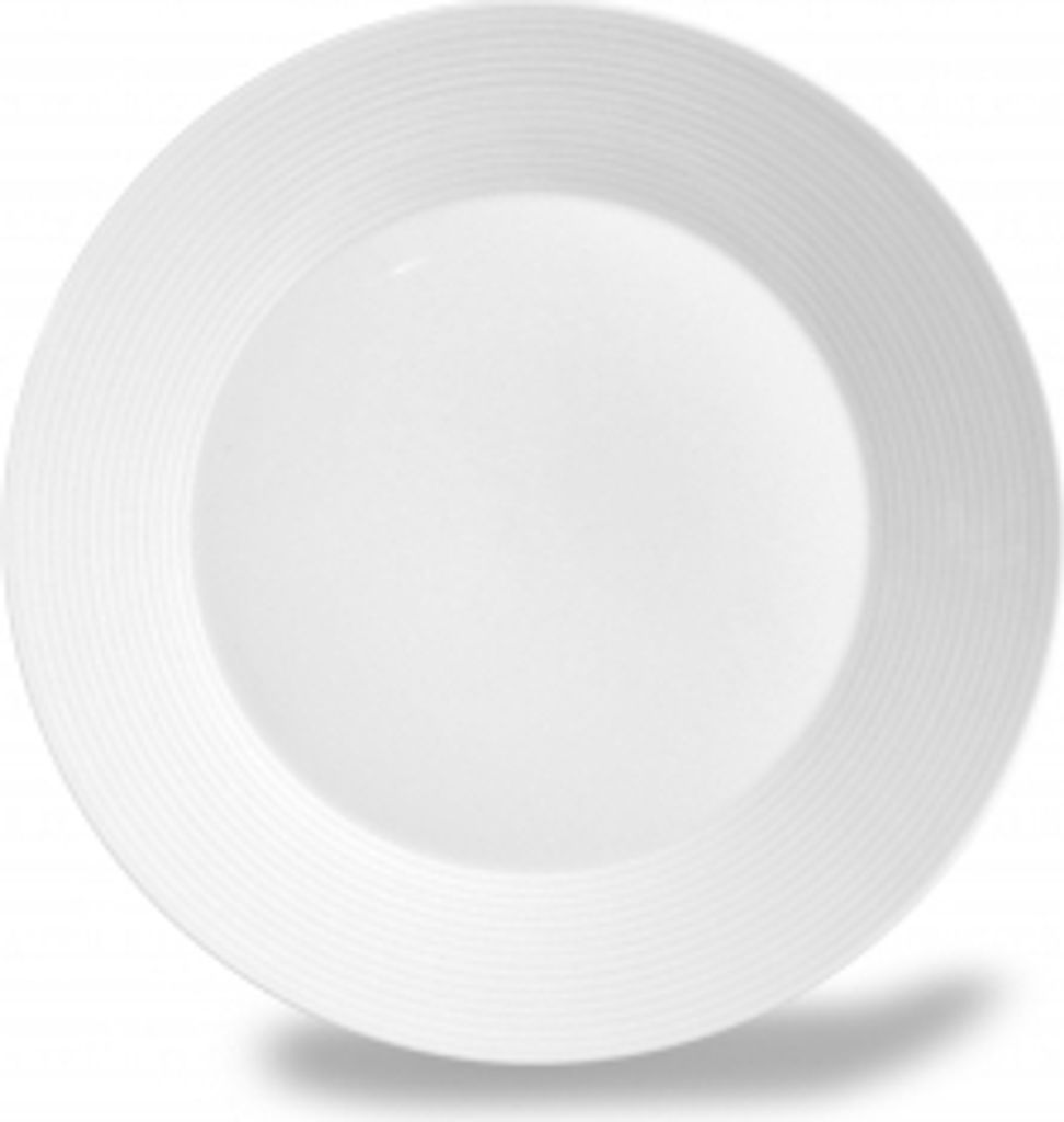 Thun 1794 Weißer Dessertteller, Tschechisches Porzellan, 19 cm, Lea, Thun
