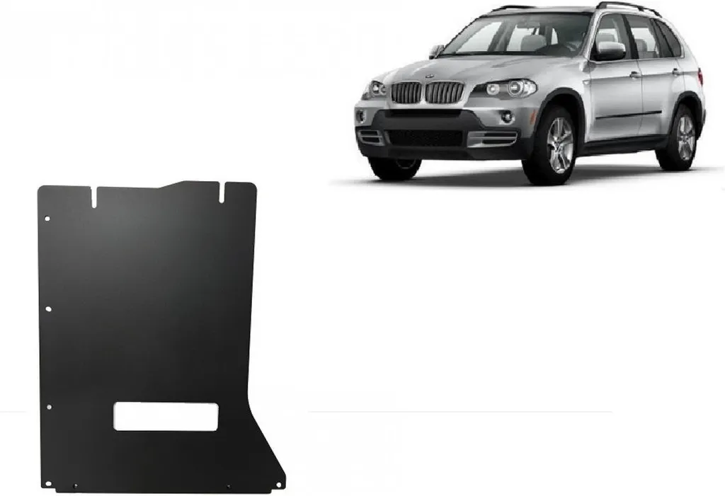 Blindage de boîte de vitesses en acier robuste pour châssis de BMW X5