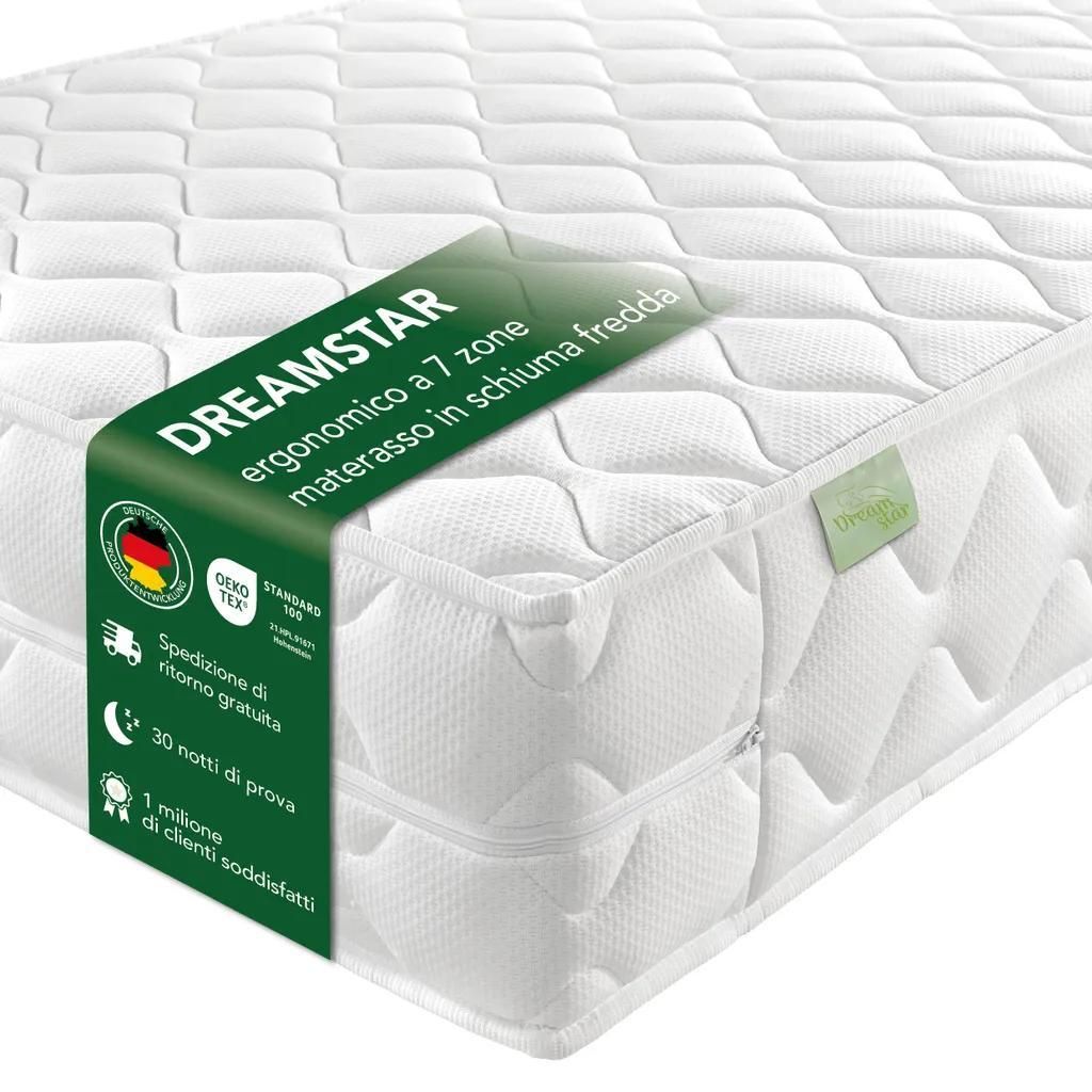 Materasso reversibile ergonomico a 7 zone XXL I 90 x 190 cm Immagine del prodotto 