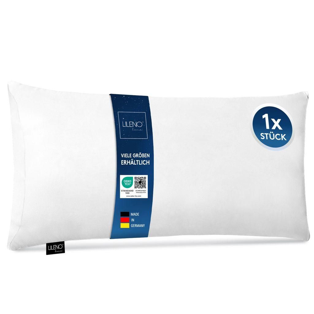 LILENO HOME Microfaser Kissen 40x80 cm PREMIUM (450g Produktbild 