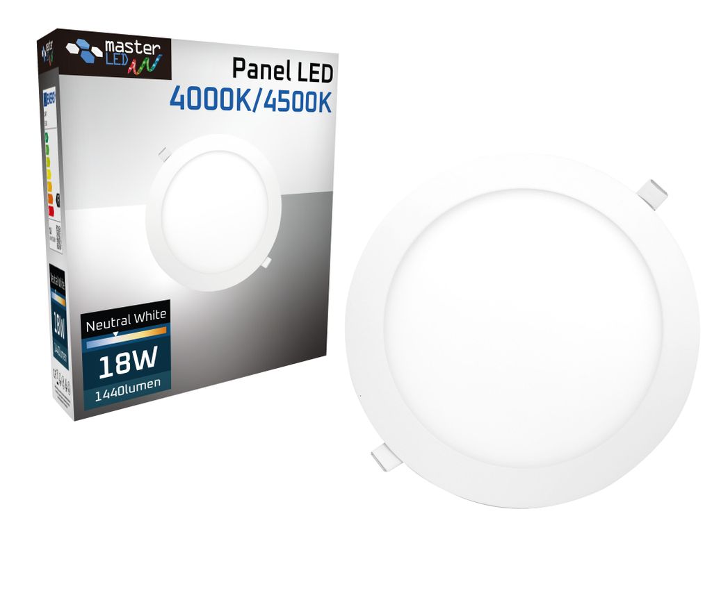 MasterLED LED Deckenleuchte Proma 18 W rund weiß neutralweiß