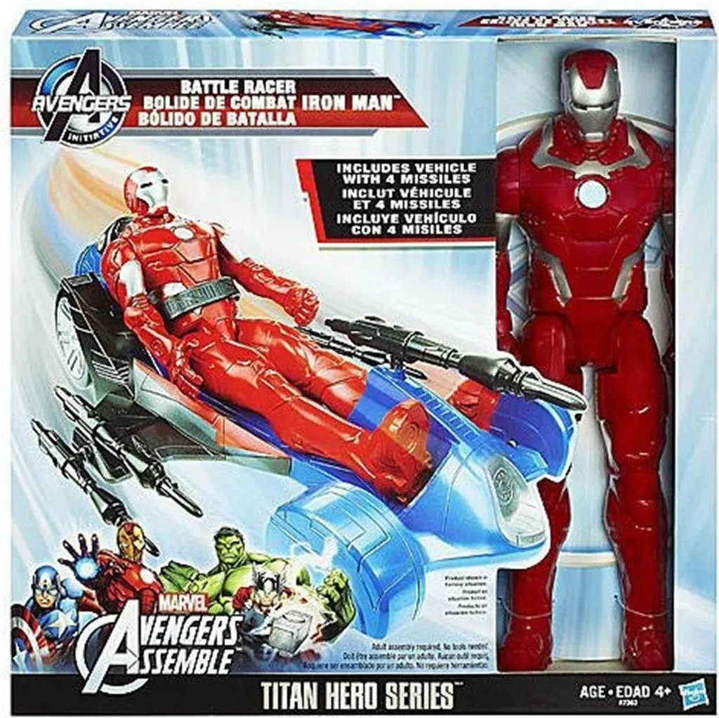 Jouet Iron Man Véhicule de Combat Hasbro pour Recréer les Batailles Avengers