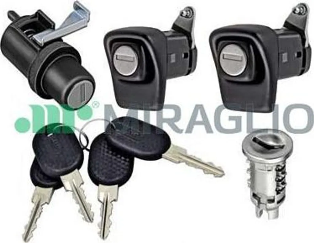 Serrure Panda forcée ? Kit barillets Miraglio 85/104 OE 7654911