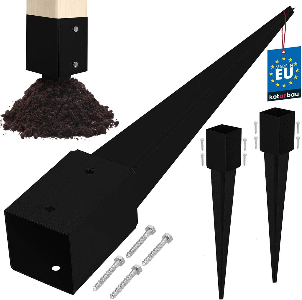 KOTARBAU® 2 ks. Podpěra sloupku pro zatloukání do Obrázek produktu 