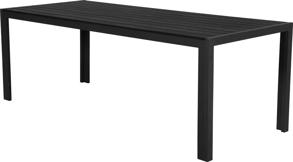 Table de Jardin Fuccy 205 cm Noire : Fini le Manque de Place Dehors