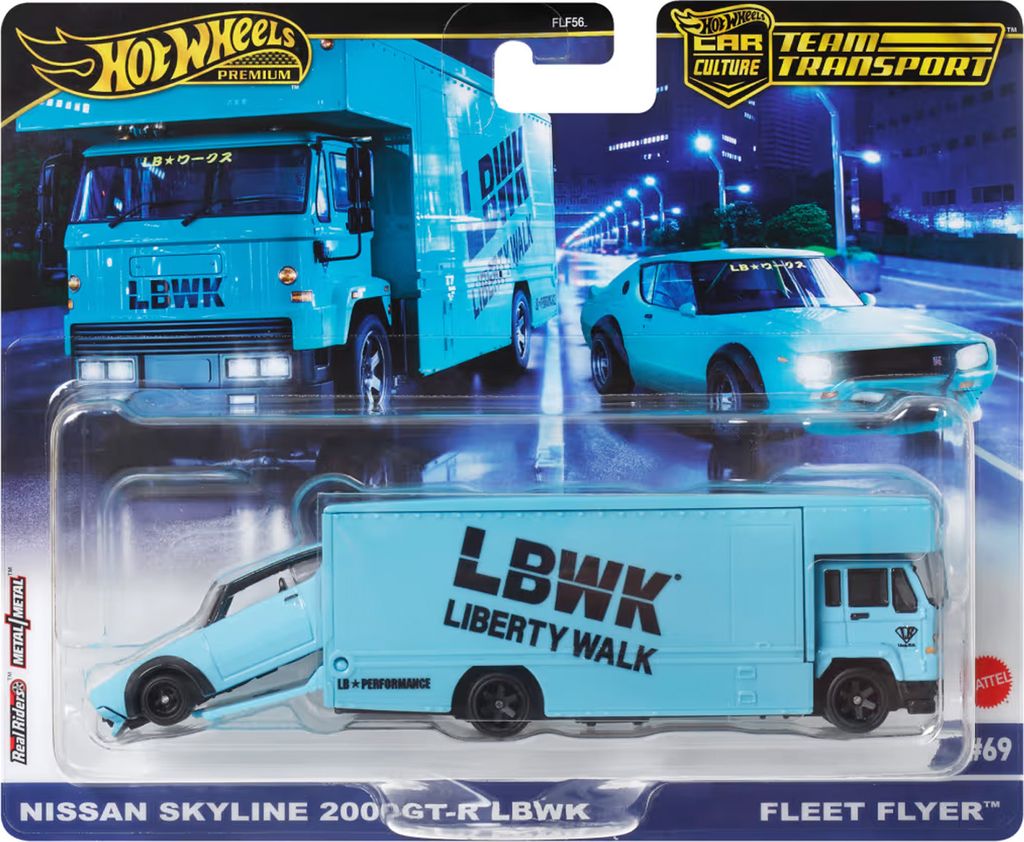 Hot Wheels HRV45, Sada vozidel, 3 rok/roky, Kov, Černá, Obrázek produktu 