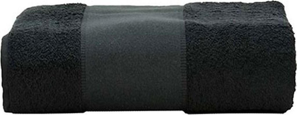 A&R AR077 | PRINT-Me Big Towel - Badetuch - 100 x 210 cm - Farbe: Black - Größe: 100 x 210 cm