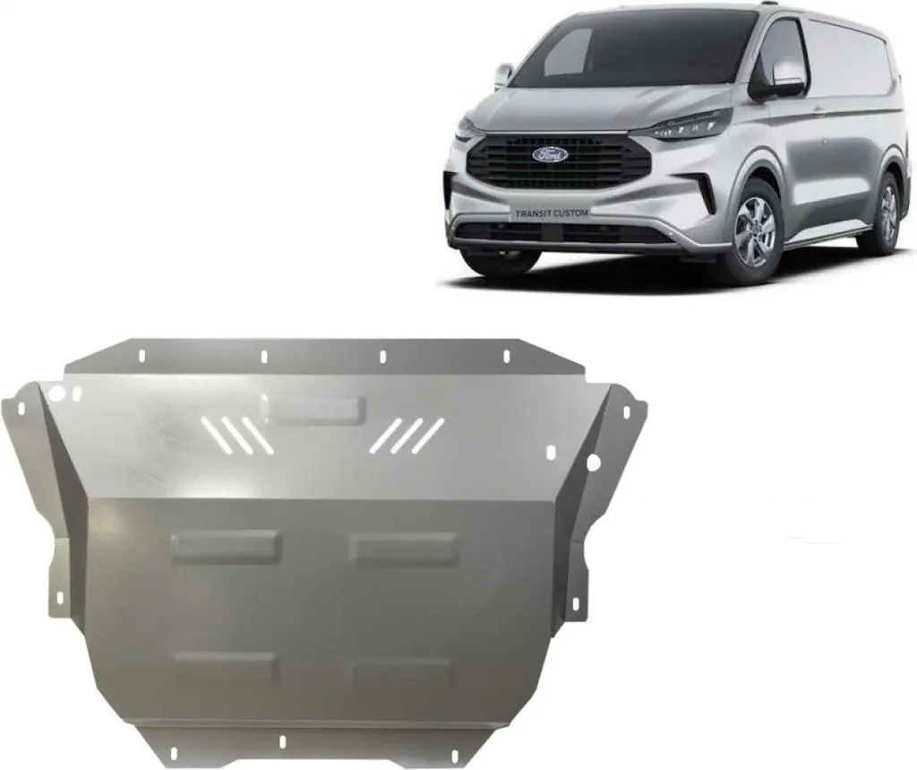 Protection anti-encastrement Ford Transit Custom en acier galvanisé
