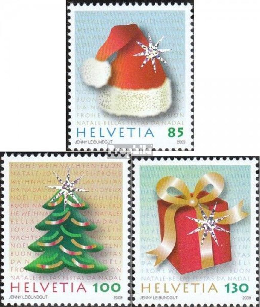 Briefmarken Schweiz 2009 Mi 2127-2129 (kompl.Ausg.) gestempelt Weihnachten